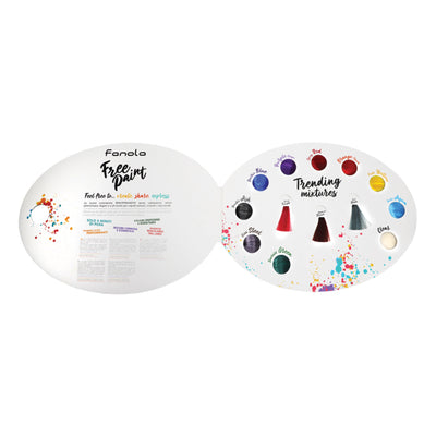 Fanola Free Paint Hair Colour Chart