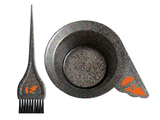 Fudge Professional Colour Mixing Bowl Grey Glitter