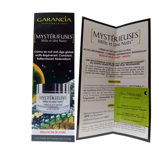 Garancia Mysterieuses Mille et Une Nuits Anti-Ageing Night Cream For Face *Sample