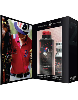 Beverly Hills Polo Club Gift Set Beverly Hills Polo Club: 1982 - Sport 2 + 1982 - Sport 2 Anti-Perspirant Deodorant Spray for Men | EDT
