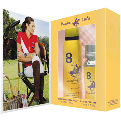 Beverly Hills Polo Club Gift Set Beverly Hills Polo Club: 1982 - Sport 8 + 1982 - Sport 8 Anti-Perspirant Deodorant Roll-On for Men | EDP