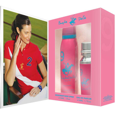 Beverly Hills Polo Club Gift Set Beverly Hills Polo Club: 1982 - Sport 9 + 1982 - Sport 9 Anti-Perspirant Deodorant Spray for Women | EDP
