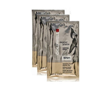 Goldwell Set Trio Goldwell Oxycur Platin Bleaching Hair Oxidant Powder Hair Colour