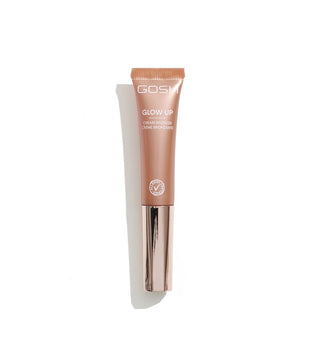 Gosh Glow Up Luminous Liquid Highlighter 002 Bronze Face