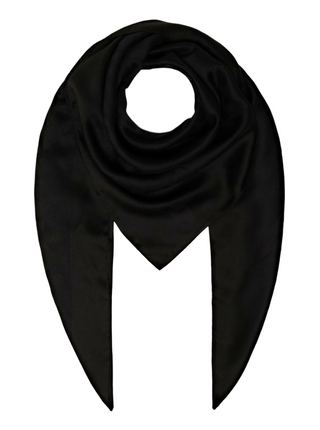 Guess Helaina Kefiah Textile Scarf Black Logo AW8850 POL03 135 x 135 cm For Women