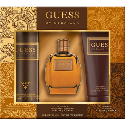 Guess By Marciano Gift Set | EDT 100ml + Body Spray 226ml + Shower Gel 200ml