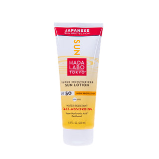 Hada Labo Tokyo Sun Hyaluronic Acid Moisturiser Sunscreen Lotion 50