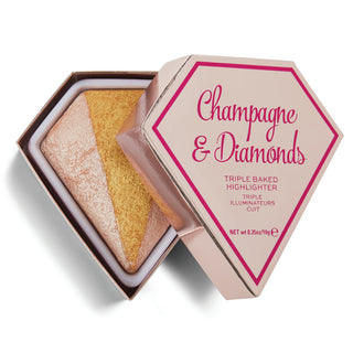 I Heart Revolution Champagne & Diamonds Highlighter Powder Triple Baked
