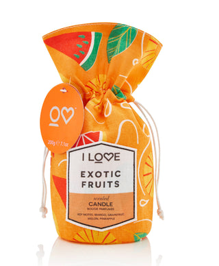I Love Exotic Fruits Mango Grapefruit Mango Pineapple Scented Candle