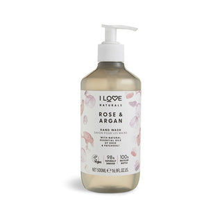 I Love Naturals Collection Rose & Argan Liquid Soap For Hands