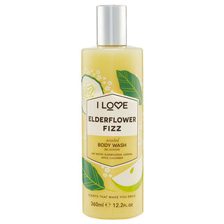 I Love Signature Collection Paraben-Free Cleansing Elderflower Fizz Body Wash