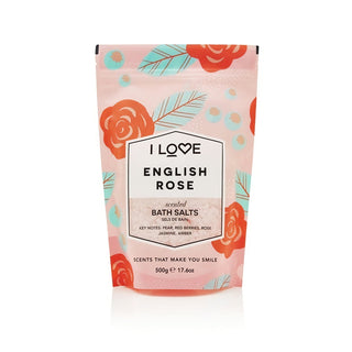 I Love Signature Collection English Rose Bath Salt
