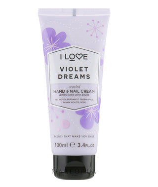 I Love Signature Collection Moisturizing Hand & Nail Cream Violet Dreams