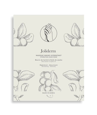 Joliderm Set Duo Joliderm Joliderm Shea Butter And Coconut Oil Hydrating & Softening Hand Sheet Mask 2