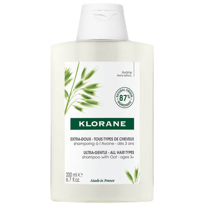 Klorane Oat Milk Hair Shampoo Gentle Cleansing