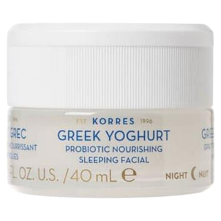 Korres Greek Yoghurt Probiotic Nourishing Body Cream For Face At Night