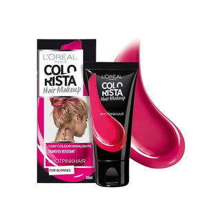 L`Oreal Paris Colorista Hair Makeup Semi-Permanent Hair Dye #HOTPINKHAIR Permanent Hair Dye