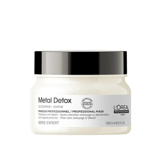 L`Oreal Professionnel Serie Expert Metal Detox Glicoamine + Ionene Hair Treatment Cream Mask Anti-Deposit Protector