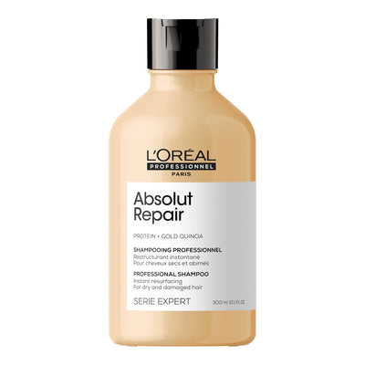 L`Oreal Professionnel Serie Expert Absolut Repair Protein + Gold Quinoa Hair Shampoo Instant Resurfacing