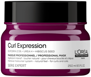 L`Oreal Professionnel Serie Expert Curl Expression Glycerin2.5% + Urea H + Hibiscus Seed Hair Treatment Cream Mask Intense Moisturizing