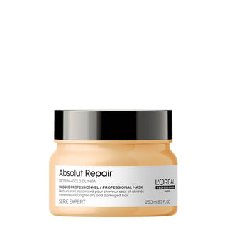 L`Oreal Professionnel Serie Expert Absolut Repair Protein + Gold Quinoa Hair Treatment Cream Mask Instant Resurfacing