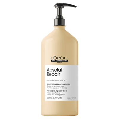 L`Oreal Professionnel Serie Expert Absolut Repair Protein + Gold Quinoa Hair Shampoo Instant Resurfacing