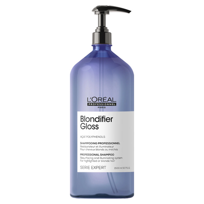 L`Oreal Professionnel Serie Expert Blondifier Gloss Acai Polyphenols Hair Shampoo Resurfacing And Illuminating