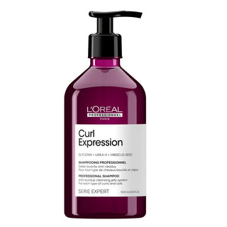 L`Oreal Professionnel Serie Expert Curl Expression Glycerin + Urea H + Hibiscus Seed Hair Shampoo Anti-Buildup