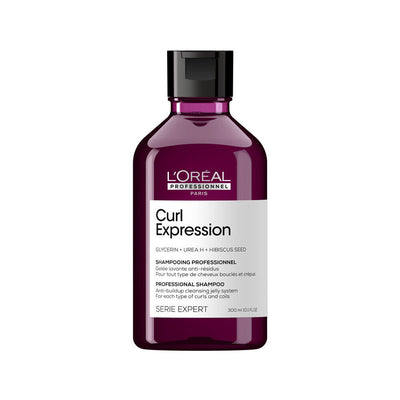 L`Oreal Professionnel Serie Expert Curl Expression Glycerin + Urea H + Hibiscus Seed Hair Shampoo Anti-Buildup