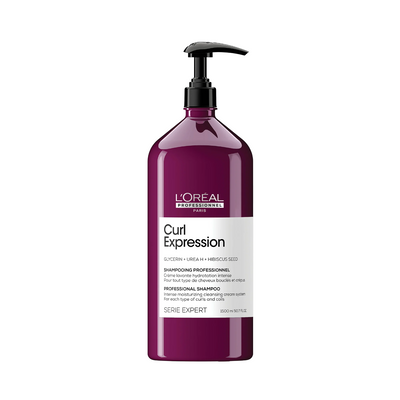 L`Oreal Professionnel Serie Expert Curl Expression Glycerin + Urea H + Hibiscus Seed Hair Shampoo Intense Moisturizing