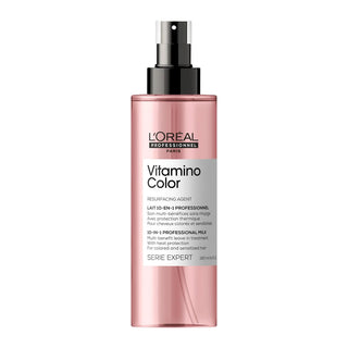 L`Oreal Professionnel Serie Expert Vitamino Color Resurfacing Agent Hair Leave-In Cream Treatment For Heat Protectant
