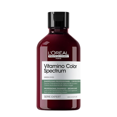 L`Oreal Professionnel Vitamino Color Spectrum Green Hair Shampoo Neutralizing Red Tones