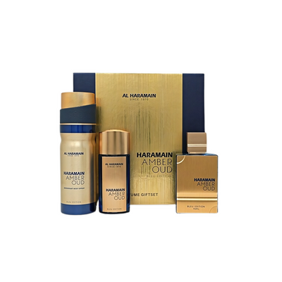 Al Haramain Amber Oud Bleu Edition Set - + + Deo Body Spray | EDP