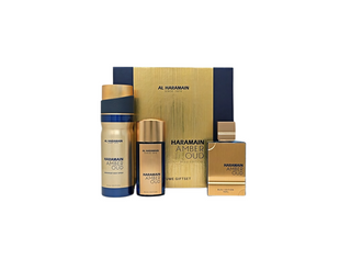 Al Haramain Amber Oud Bleu Edition Set - + + Αποσμητικό Σπρέι Σώματος | EDP