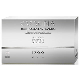 Labo Crescina Follicular Islands 1700 For Growth Stimulation Ampoules Treatment Serum For Scalp For Men 10 +