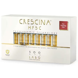 Labo Crescina Transdermic HFSC 500 For Growth Stimulation Ampoules Treatment Serum For Scalp For Men