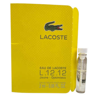 Lacoste Eau de Lacoste L.12.12 Jaune - Optimistic *Vial for Men | EDT