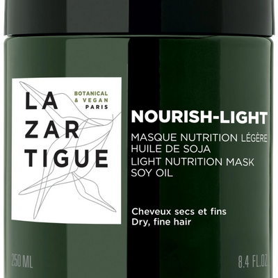 Lazartigue Nourish-Light Vegan Hair Treatment Cream Mask Moisturizing After Shampoo