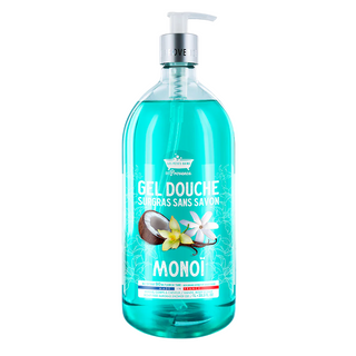 Les Petites Bains de Provence Monoi Shower Gel For Body Face & Hair For Sensitive Skin