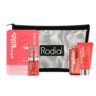 Rodial Little Luxuries Kit Set Rodial: Dragon's Blood Purifying Micellar Water For All Skin Types + Dragon's Blood Refreshes & Hydrates Eye Gel + Dragon's Blood Sculpting Gel For Face + Dragon's Blood Hydrating Eye Patch