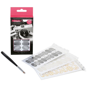 Lottie London Paint by Numbers Nail Stickers