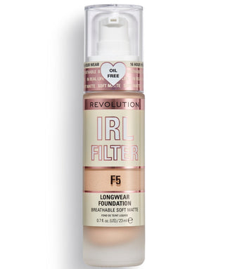 Makeup Revolution IRL Filter Oil Free Long Wear Cream Foundation