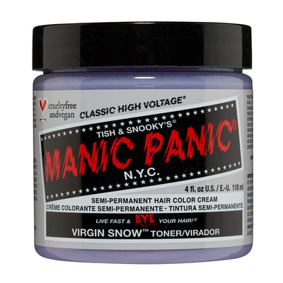 Manic Panic Classic High Voltage Virgin Snow Semi-Permanent Hair Dye Virgin Snow Permanent Hair Dye