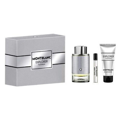 Mont Blanc Explorer Platinum Set - + Shower Gel | EDP