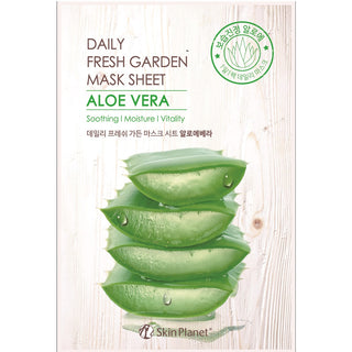 Mijin Skin Planet Aloe Vera Hydrating Soothing Sheet Mask For Face