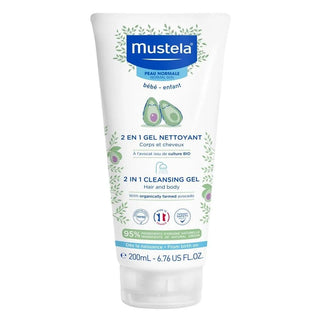 Mustela 2 In 1 Avocado Gentle Cleansing Cleansing Gel For Face & Hair
