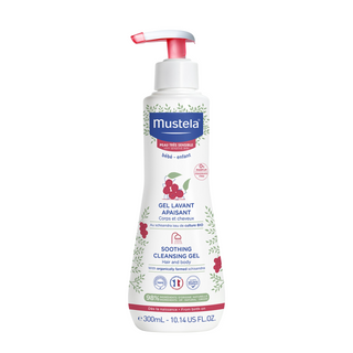 Mustela Schisandra Cleansing & Soothing Shower Gel For Hair & Body For Very Dry To Atopic Sensitive Skin