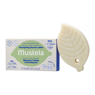 Mustela Organic Olive Oil Hair Shampoo Bar Gentle Cleansing