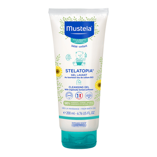 Mustela Stelatopia Sunflower Soothing & Calming Shower Gel For Very Dry To Atopic Sensitive Skin