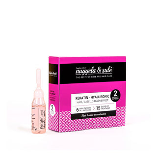 Nuggela & Sule Set Duo Nuggela & Sule Keratin Hyaluronic Hair Treatment Conditioner Repairing & Strengthening Damaged Hair